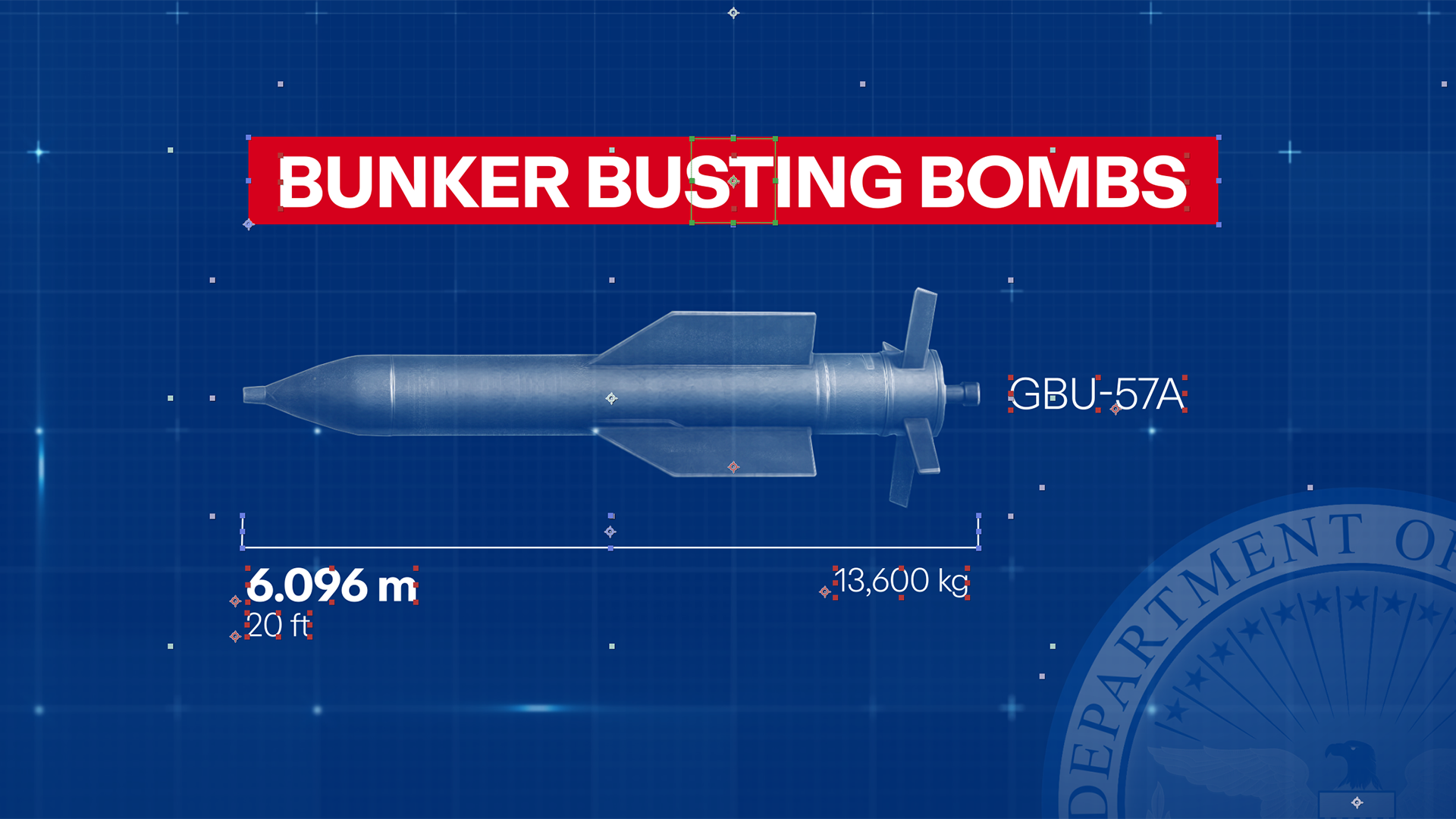 US Strikes on Iran Motion Graphics Design Project BTS3