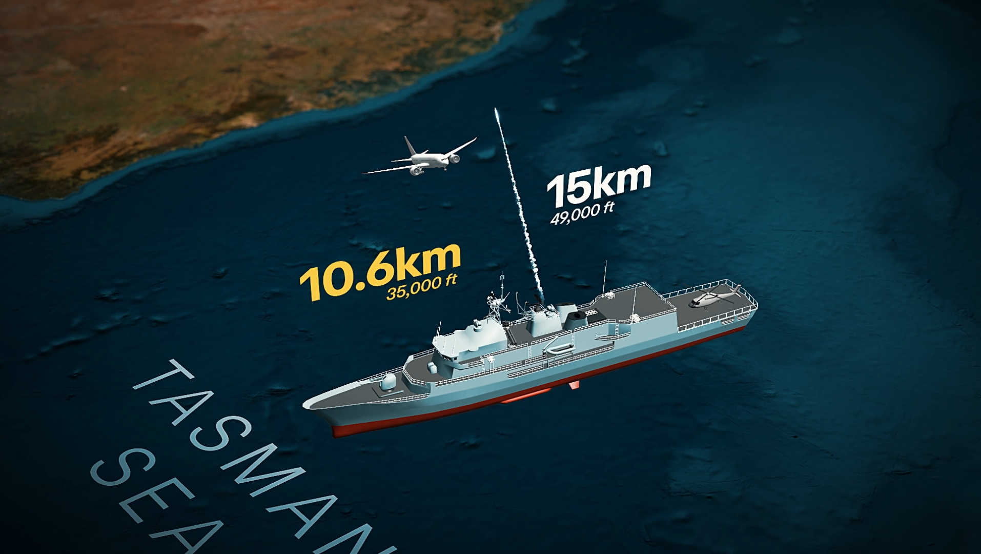 Motion Graphics Design Showreel- Chinese Ships Firing under Australian planes