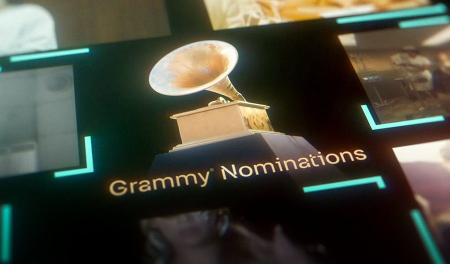 Grammy Nominations 2024 Motion Graphics Design Project
